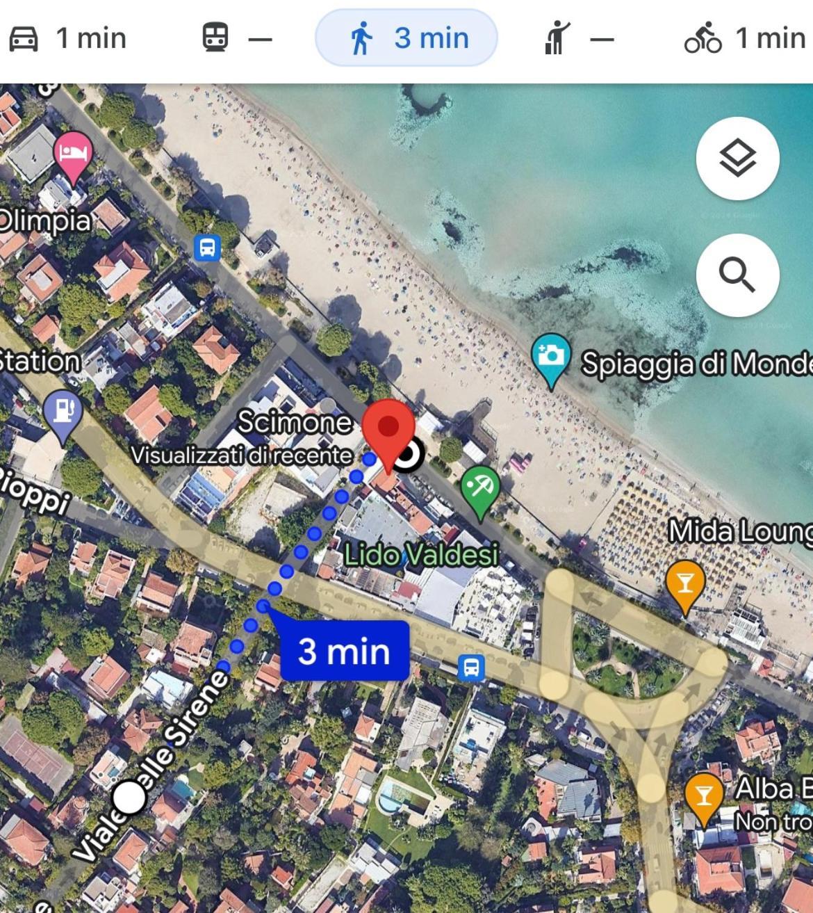 Villa Villino Sirene Mondello Palermo Exterior foto